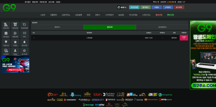 지구 G9 170만원 먹튀