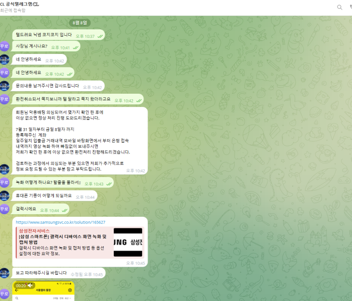 챔스 CL 씨엘 208만원 먹튀