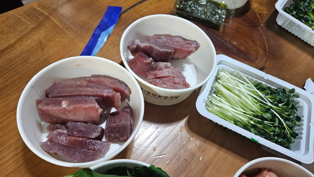 오늘 2차는 집에서 참치 ㄱㄱ