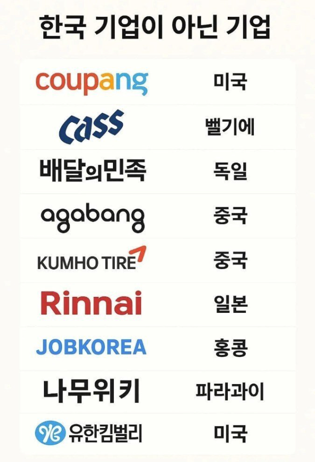의외로 한국 기업이 아닌 기업들.jpg