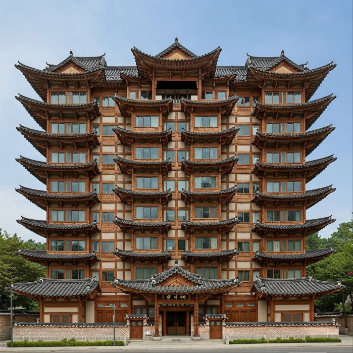 가능할 지 궁금한 한옥아파트 컨셉트 이미지