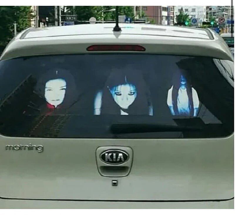 귀신 스티커 운전자 벌금 10만원.jpg
