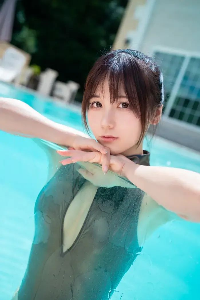 켄켄, 디지털 사진집 석양 서쪽에 지다 경기 수영복 Set.04