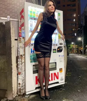 180cm 우크라이나 여성의 일본 여행