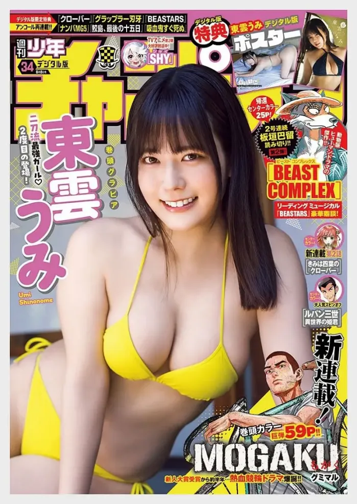 시노노메 우미 그라비아, 주간 소년 챔피언 - 東雲うみ