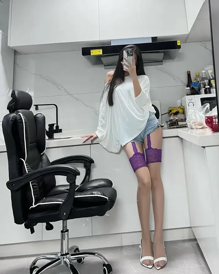 라벤더 가터벨트