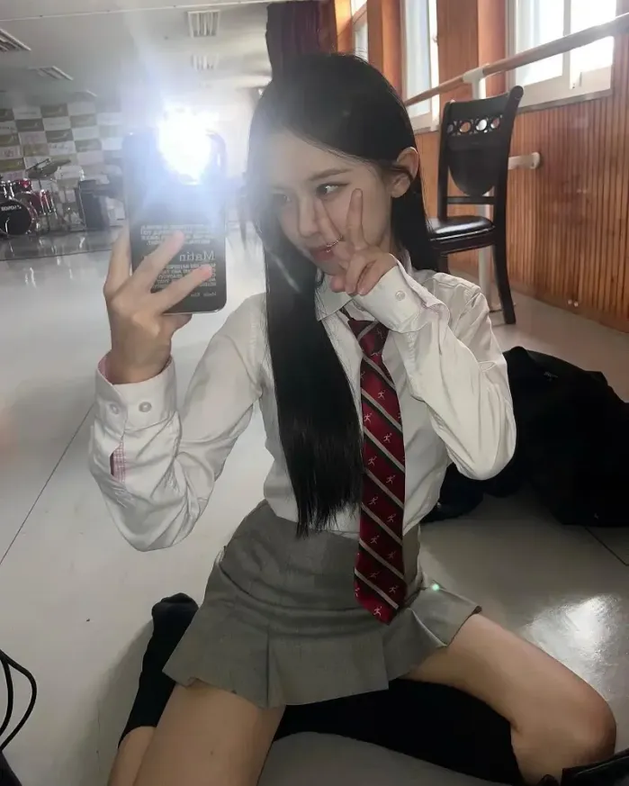 귀여운 여고딩의 혀놀림